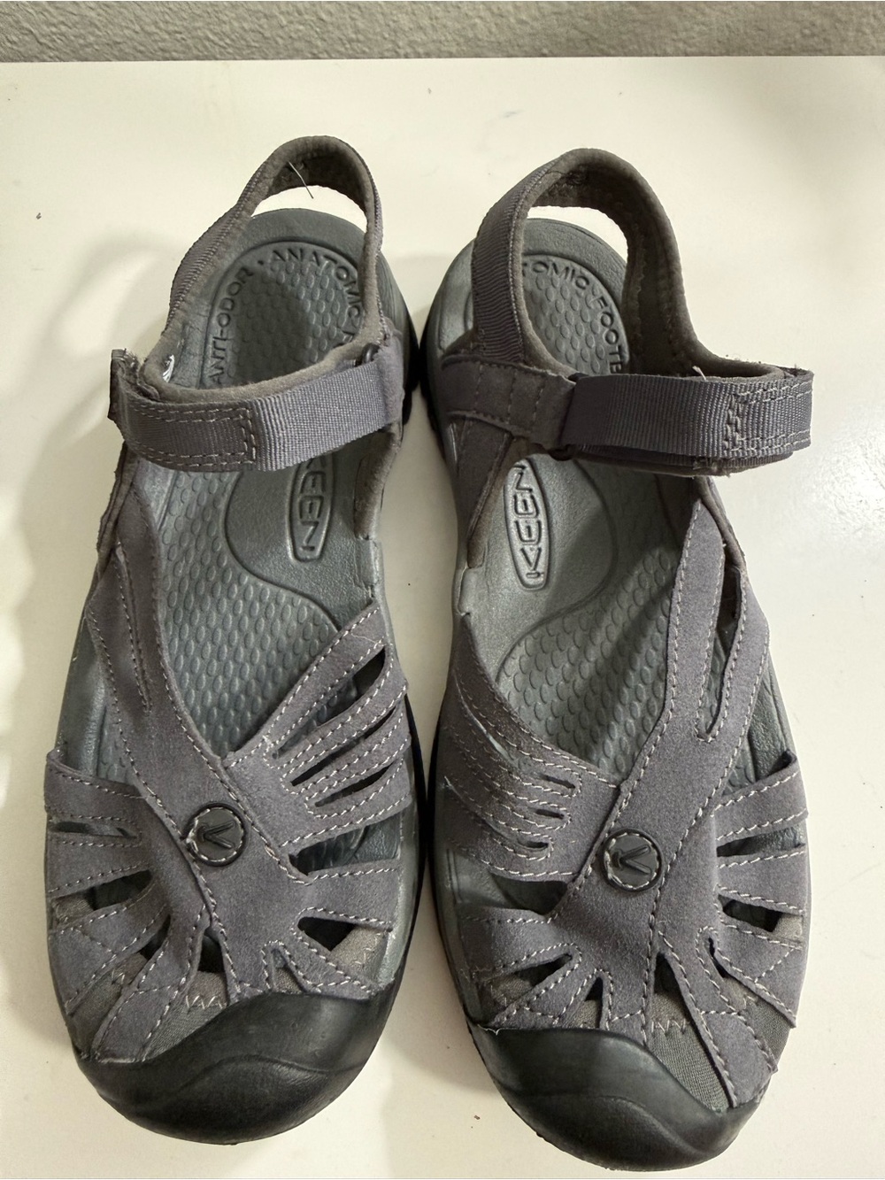 Keen Women's Charcoal Gray Open-Toe Sport Sandals - Picture 2 of 6